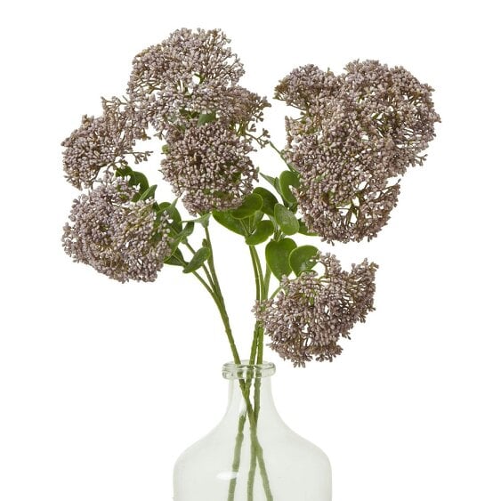 Wyld Haus Set of 3 Artificial Flowers Purple Sedum Sprays