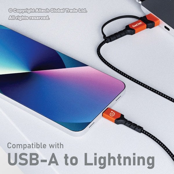 GadJet Rapid Type-C to Lightning Cable