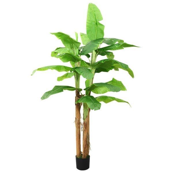 Berkfield Artificial Banana Tree with Pot 300 cm Green
