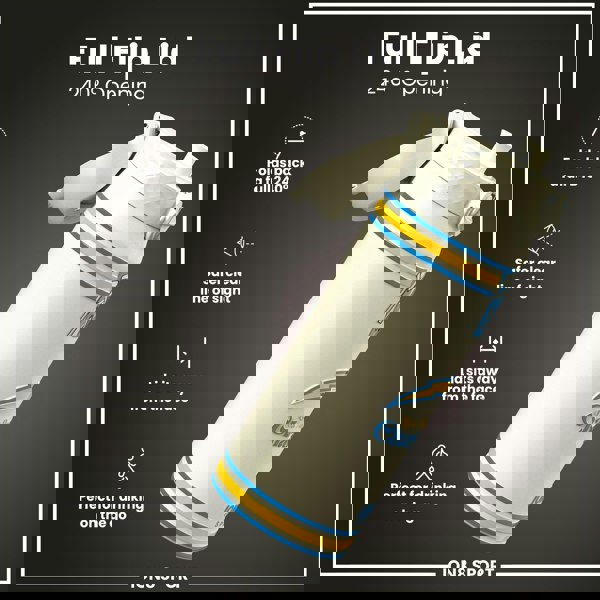 ION8 NFL x ION8 Insulated Steel Water Bottle, NFL Chargers, 750ml (24oz)