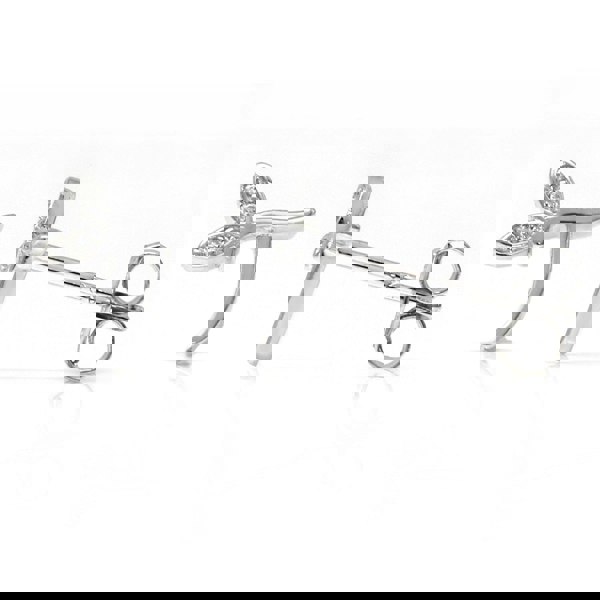 Say It With Winged Initial Earrings - Sterling Silver