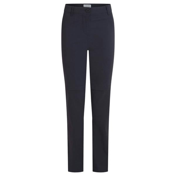 Craghoppers Womens/Ladies Kiwi Pro III Convertible Trousers - Dark Navy - 