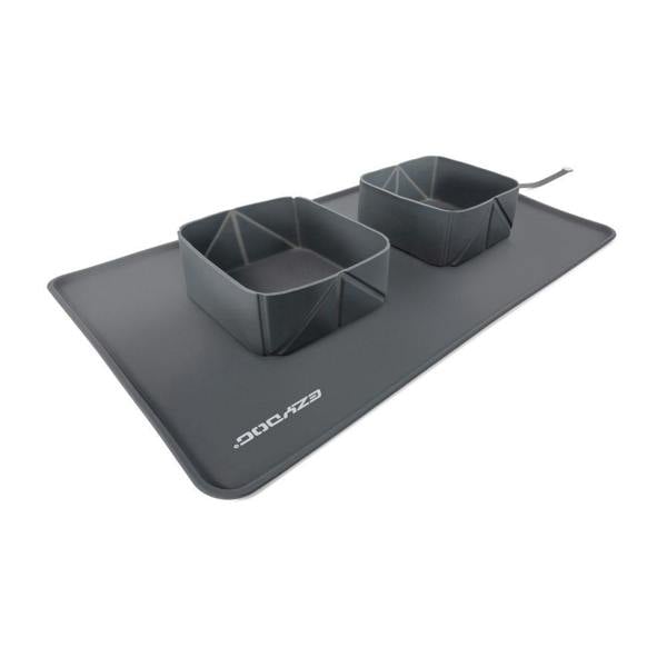 EzyDog Roll-a-Bowl 2-in-1 Silicone Dog Travel Bowl