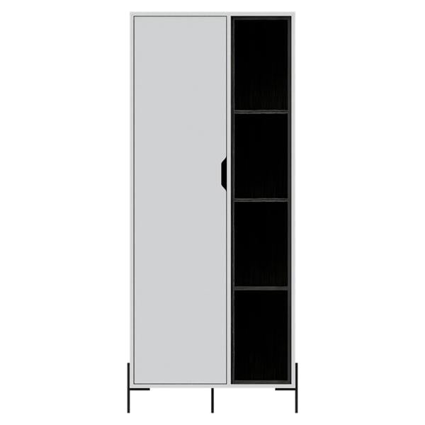 Core Products Dallas 4-Shelf Bookcase Display Unit with Doors