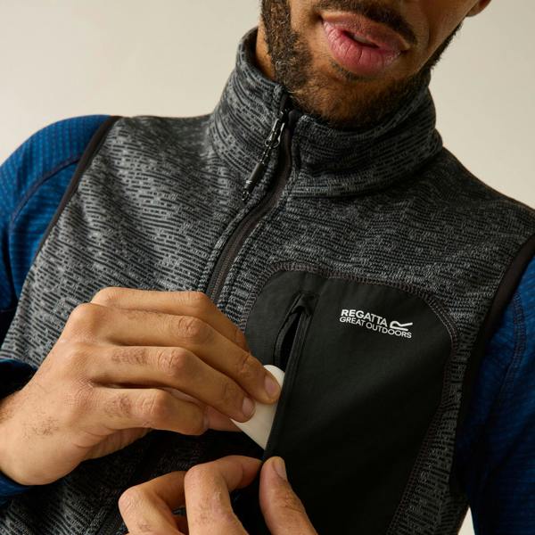 Regatta Mens Newhill Fleece Body Warmer - Ash - 