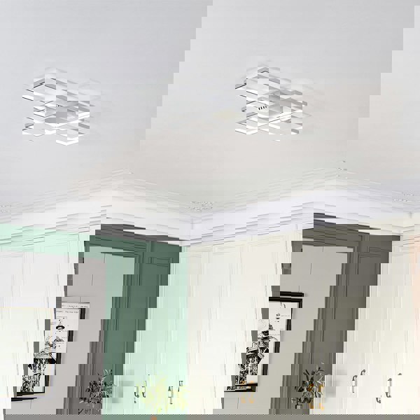 Modern Rectangular LED Ceiling Light Non-Dimmable 89W/113W Ceiling Lights Living and Home 