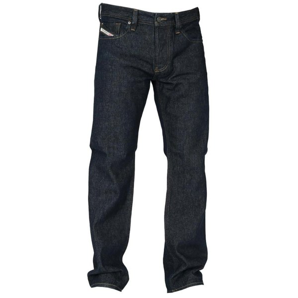 Diesel Larkee-X Straight Fit Rinsed Washed Dark Blue Jeans