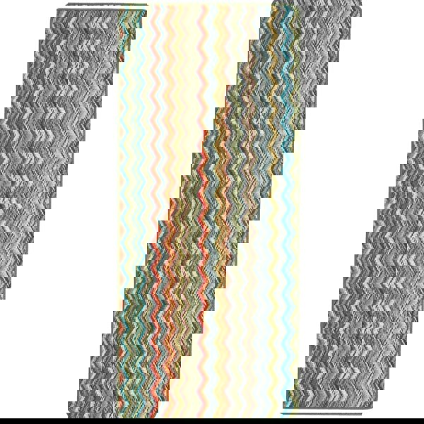 The Rugs Candy Multi Green Stylish Patterned Mat |Quality UK