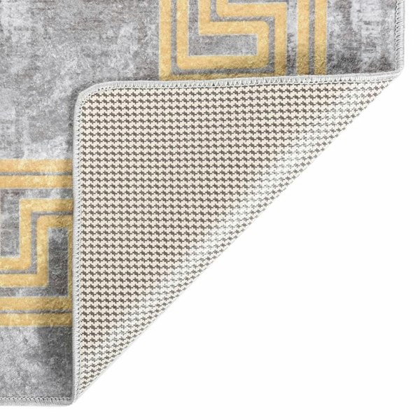 Berkfield Rug Washable 80x150 cm Grey Anti Slip