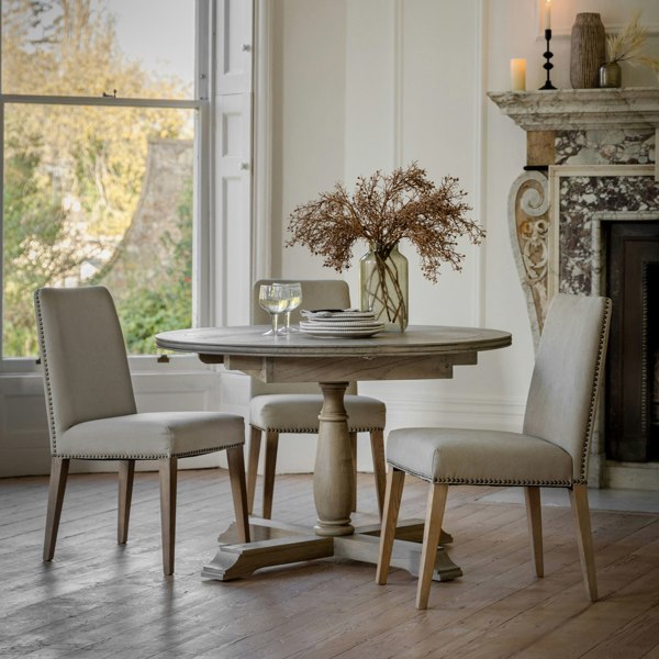 Hemming & Wills Abbotsbury Extending Ash Dining Table - Round (120cm - 165cm)