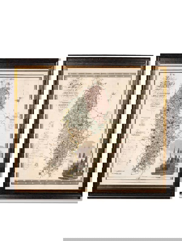 Exceptional Art c.1830 County Maps of England