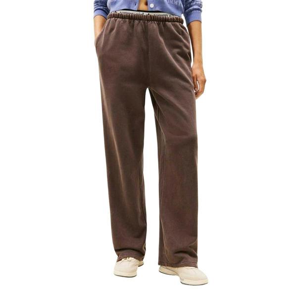 Tommy Jeans Womens/Ladies Sweatpants - Black/Walnut - 