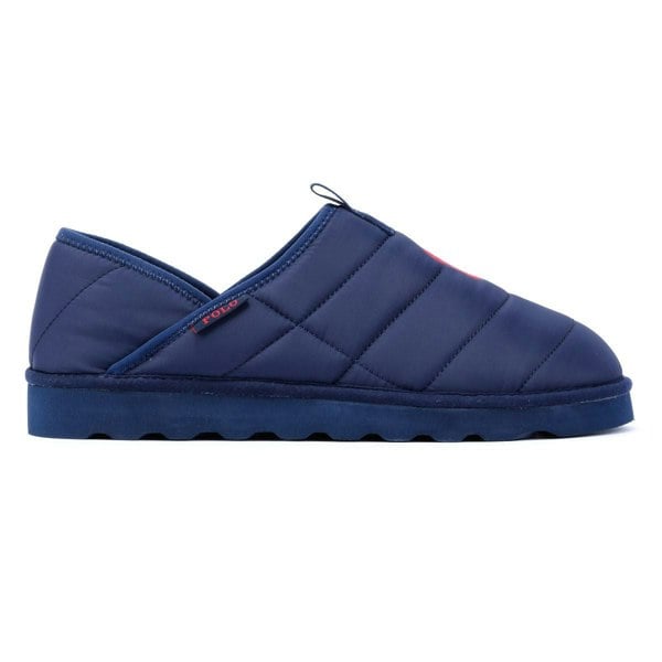 Ralph Lauren - 843955402002 Mens Everett Slipper Navy/Red