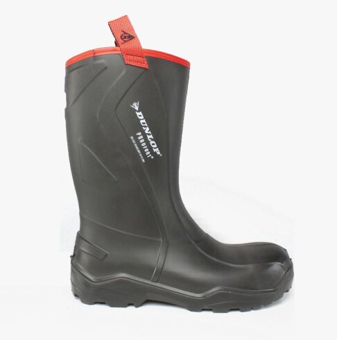 Dunlop PUROFORT+ RUGGED Mens Safety Wellington Boots Black