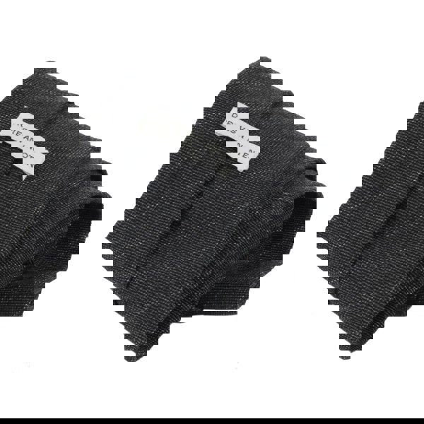 Dries Van Noten charcoal grey pinstripe tie