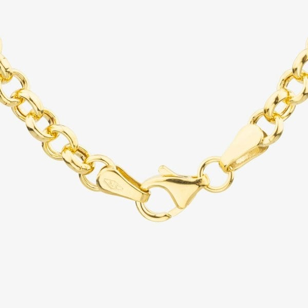 T. H. Baker 9ct Yellow Gold 18 or 20 Inch Round Belcher Chain HRB130