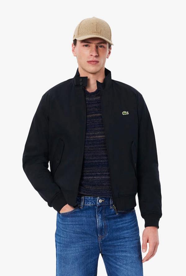 Lacoste Water-Repellent Twill Harrington Jacket