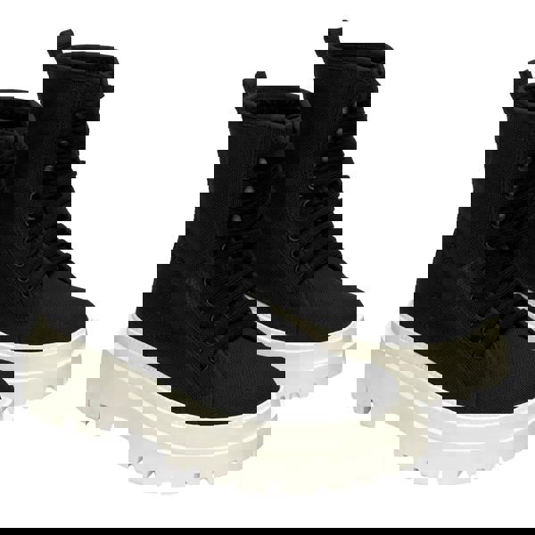 Superga Womens/Ladies 3051 Alpina Apex Shoes - Black/White Avorio