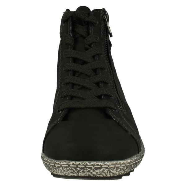 Rieker Ladies Rieker Casual Rieker-Tex Ankle Boots with Lace and Zip Fastening L7502