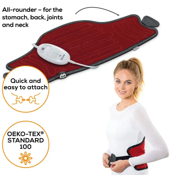 Beurer HK55 EasyFix Heat Pad with Turbo