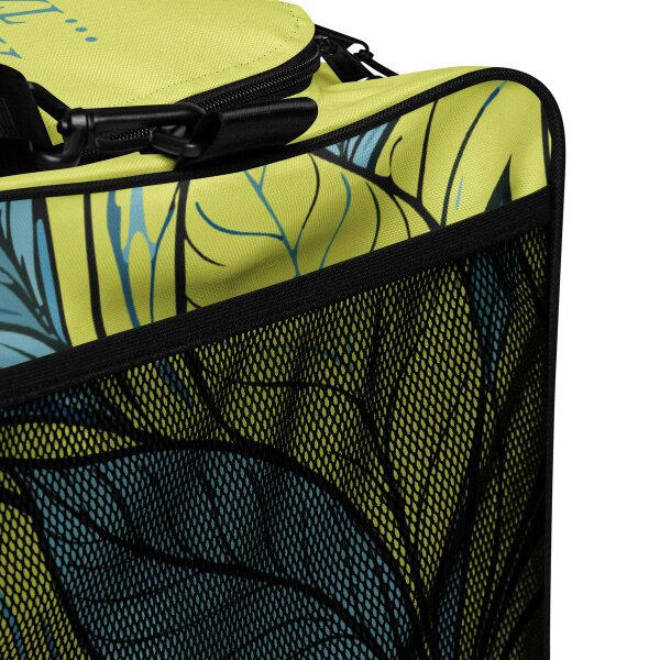 Anchor & Crew Exotic Leaves Pattern Weekender Duffle Bag