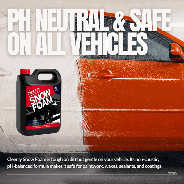 Cleenly Cherry Snow Foam - High Performance Formula with Super Thick Foam 20L