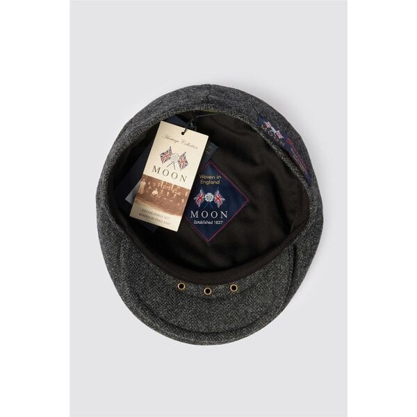 Alexandre Silver Alexandre x Abraham Moon's Charcoal Wool Pony Cap