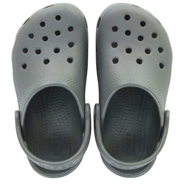 Crocs Toddler Classic Croslite Rubber Slate Grey Loafers