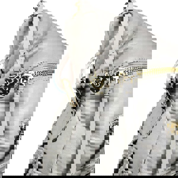 Assots London 'SUZANNE' Grey Lightweight Luxurious Baby Changing/Diaper Leather Crossbody Organiser Bag