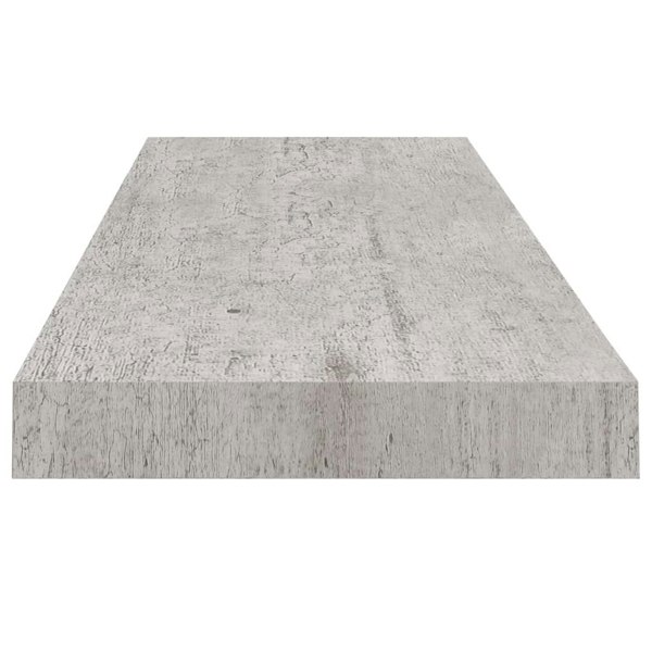 Berkfield Floating Wall Shelves 2 pcs Concrete Grey 80x23.5x3.8 cm MDF