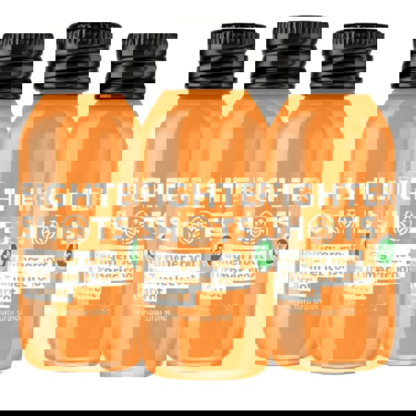 Fighter Shots Carrot + Ginger + Turmeric Shot single or  12 x 60ml