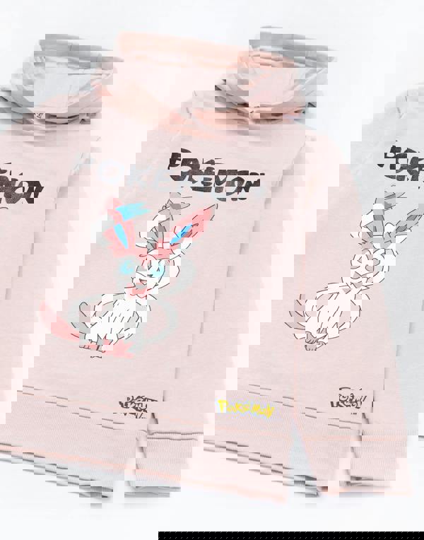 Pokemon Girls Purple Front Print Hoodie