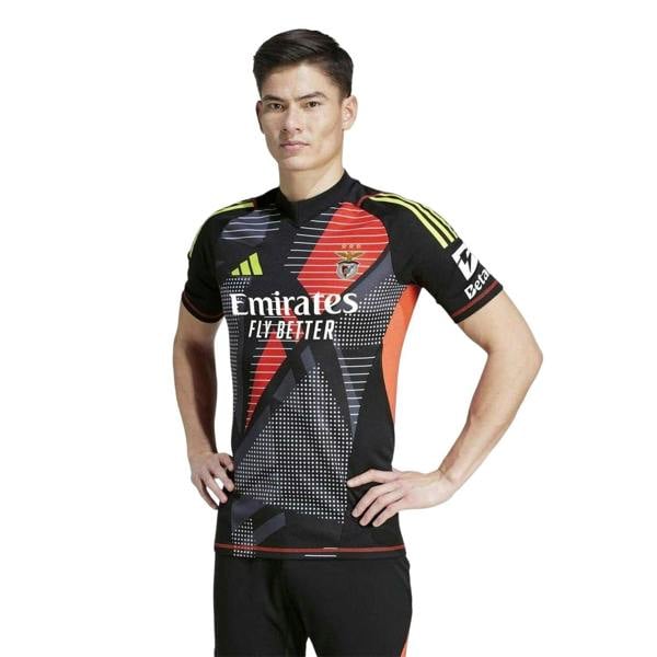 Adidas Mens 24/25 SL Benfica Jersey - Black - 