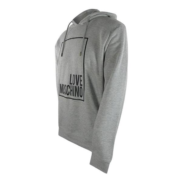 Moschino Love Moschino Box Logo Grey Hoodie