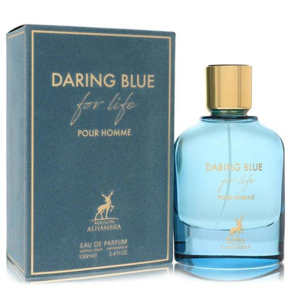 Maison Alhambra Maison Alhambra Daring Blue For Life by Maison Alhambra Eau De Parfum Spray 3.4 oz for Men 100 ml