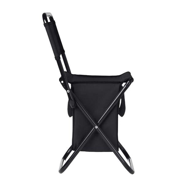 MidOcean Sit & Drink Folding Chair - Black - 