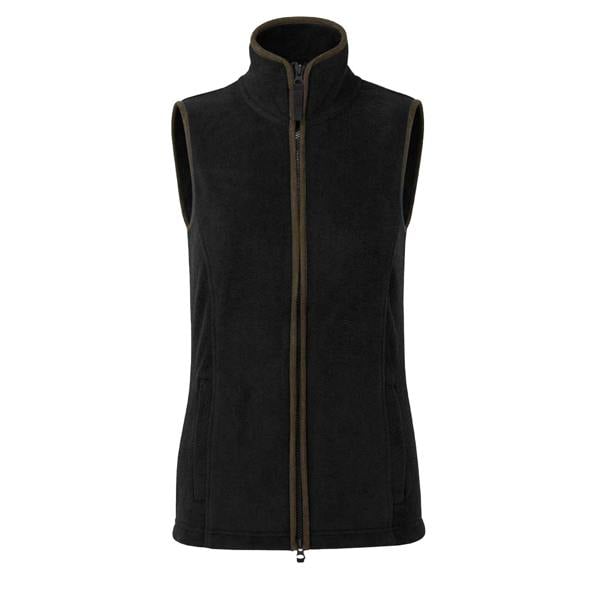 Premier Womens/Ladies Artisan Fleece Gilet - Black/Brown