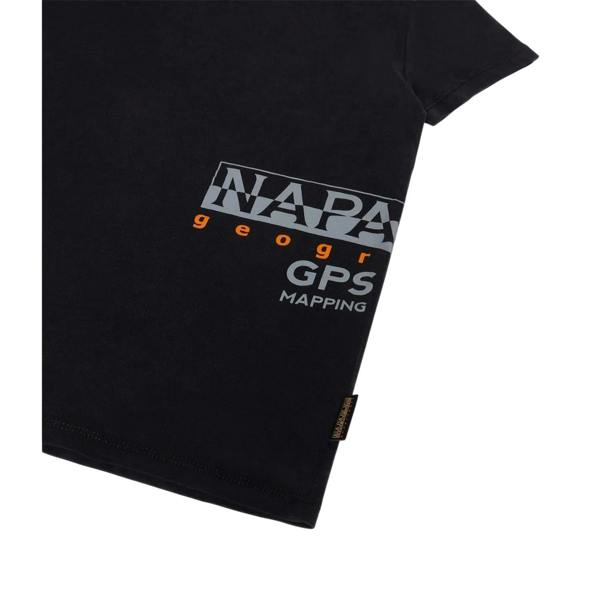 Napapijri Childrens/Kids Eiger Crew Neck Regular T-Shirt - Black - 