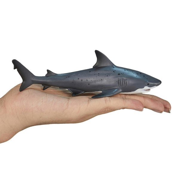 Mojo Fun Bull Shark Wildlife Toy Figure 15 cm Length Approx - 387270