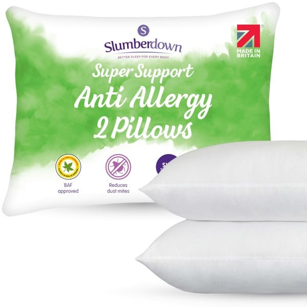 Slumberdown Anti Allergy Super Support Firm Support Pillow