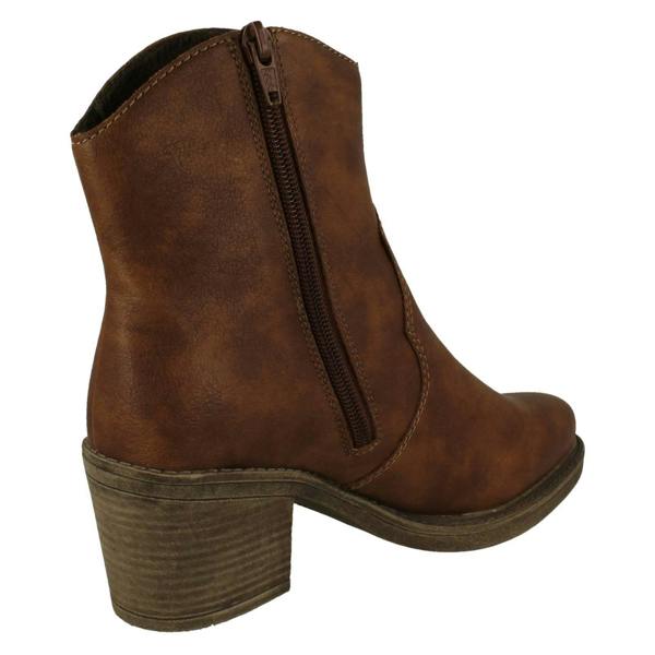 Rieker Ladies Rieker Rose Detail Ankle Boot Y1250