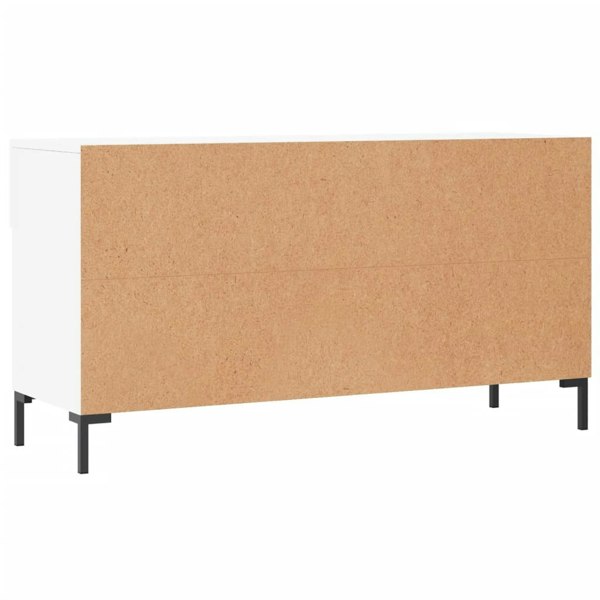 Berkfield Shoe Bench White 102x35x55 cm Engineered Wood