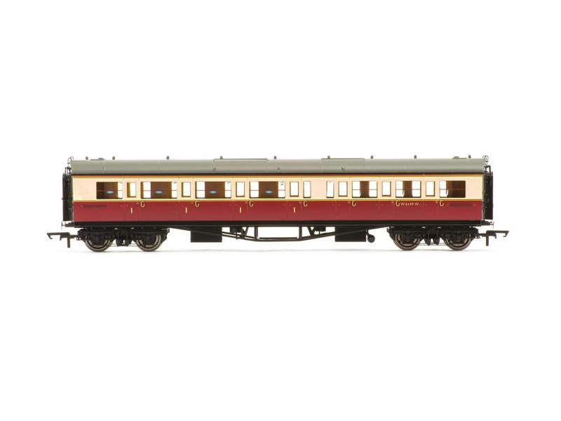 Hornby Collet Corridor Composite LH Coach BR Crimson/Cream W6149W