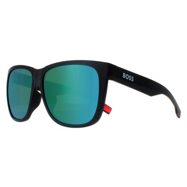 Hugo Boss Sunglasses BOSS 1453/F/S BLX Matte Black Red Green Multilayer