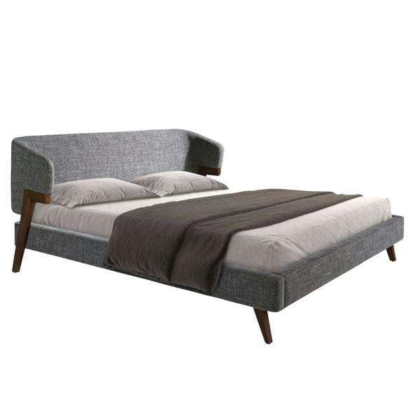 Angel Cerdá Grey Fabric Bed 7173