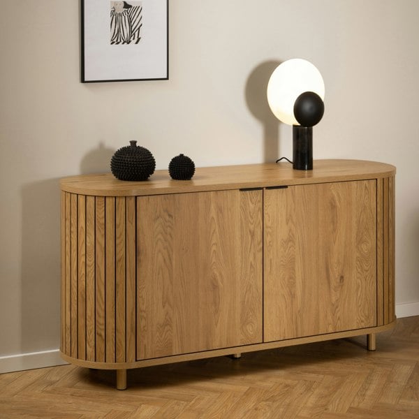 Furniture To Go Colima 2 Door Sideboard in Oak