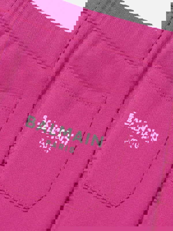 Balmain Baby Girls Ruffle Trim Sweatpants