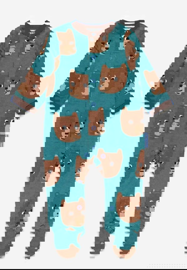 Organic Brown Bear Print Baby Gift Set - Toby Tiger