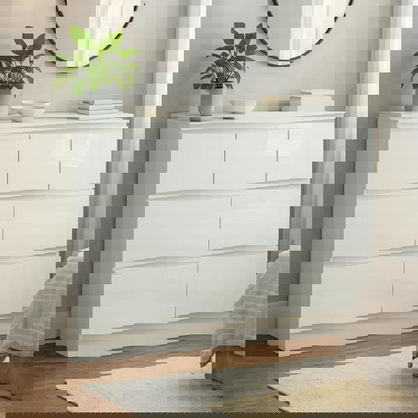 Carlton 7 Drawer White Gloss