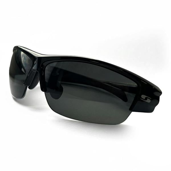SUNWISE Parade Black Sports Sunglasses - Category 3 Polafusion®